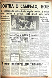 Página do jornal Unitário de junho de 1942