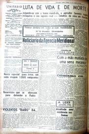 Página do jornal Unitário de junho de 1942