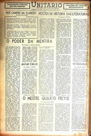 Página do jornal Unitário de junho de 1942