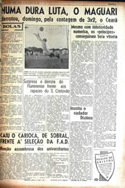 Página do jornal Unitário de junho de 1942