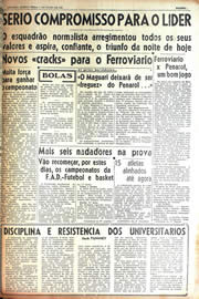 Página do jornal Unitário de julho de 1942