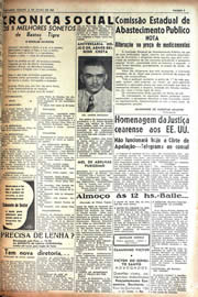 Página do jornal Unitário de julho de 1942
