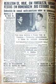 Página do jornal Unitário de julho de 1942