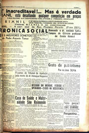Página do jornal Unitário de julho de 1942