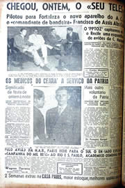 Página do jornal Unitário de julho de 1942