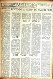 Página do jornal Unitário de julho de 1942