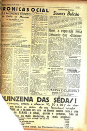 Página do jornal Unitário de julho de 1942