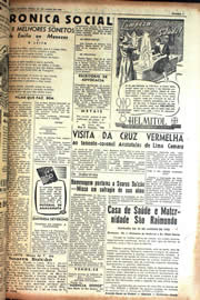 Página do jornal Unitário de julho de 1942