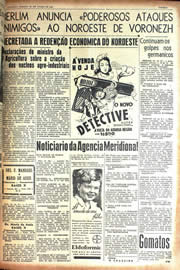 Página do jornal Unitário de julho de 1942