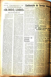 Página do jornal Unitário de julho de 1942