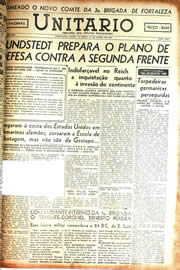 Página do jornal Unitário de julho de 1942
