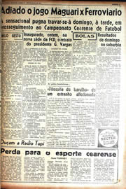 Página do jornal Unitário de agosto de 1942