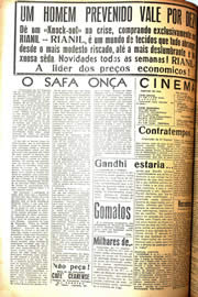 Página do jornal Unitário de agosto de 1942