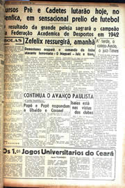 Página do jornal Unitário de agosto de 1942
