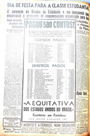 Página do jornal Unitário de agosto de 1942