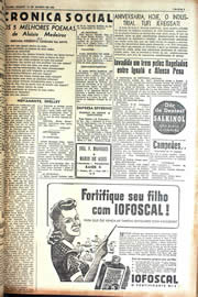 Página do jornal Unitário de agosto de 1942