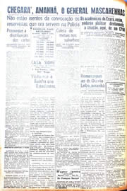 Página do jornal Unitário de agosto de 1942