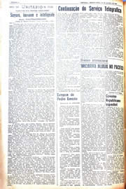Página do jornal Unitário de agosto de 1942
