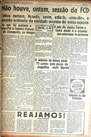 Página do jornal Unitário de agosto de 1942