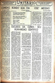 Página do jornal Unitário de agosto de 1942