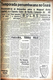 Página do jornal Unitário de agosto de 1942