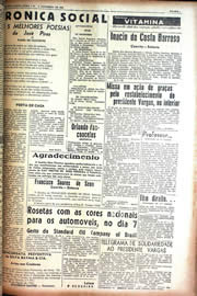 Página do jornal Unitário de setembro de 1942