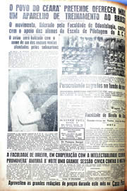 Página do jornal Unitário de setembro de 1942