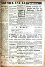 Página do jornal Unitário de setembro de 1942