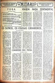 Página do jornal Unitário de setembro de 1942