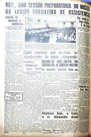 Página do jornal Unitário de setembro de 1942