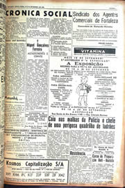 Página do jornal Unitário de setembro de 1942