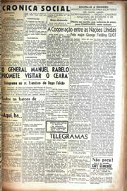 Página do jornal Unitário de setembro de 1942