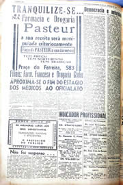 Página do jornal Unitário de setembro de 1942