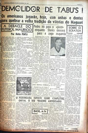 Página do jornal Unitário de setembro de 1942