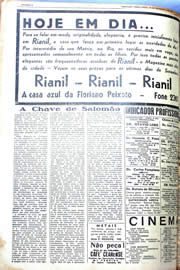 Página do jornal Unitário de setembro de 1942
