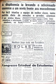 Página do jornal Unitário de outubro de 1942