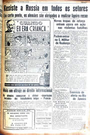 Página do jornal Unitário de outubro de 1942