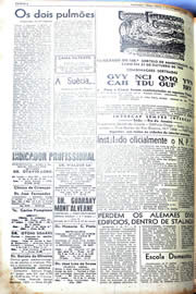 Página do jornal Unitário de novembro de 1942