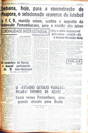 Página do jornal Unitário de novembro de 1942