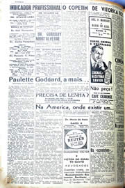 Página do jornal Unitário de novembro de 1942