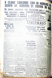 Página do jornal Unitário de novembro de 1942