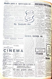 Página do jornal Unitário de novembro de 1942