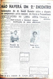 Página do jornal Unitário de novembro de 1942
