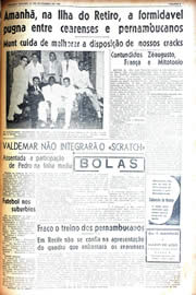 Página do jornal Unitário de novembro de 1942