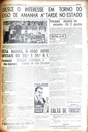 Página do jornal Unitário de dezembro de 1942