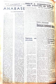 Página do jornal Unitário de dezembro de 1942