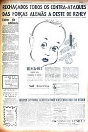 Página do jornal Unitário de dezembro de 1942