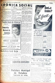 Página do jornal Unitário de dezembro de 1942