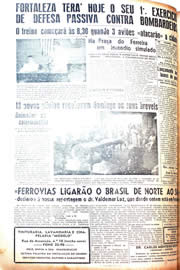 Página do jornal Unitário de dezembro de 1942