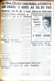 Página do jornal Unitário de dezembro de 1942